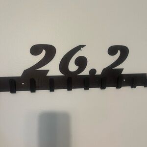 Black Metal Marathon Medal Holder